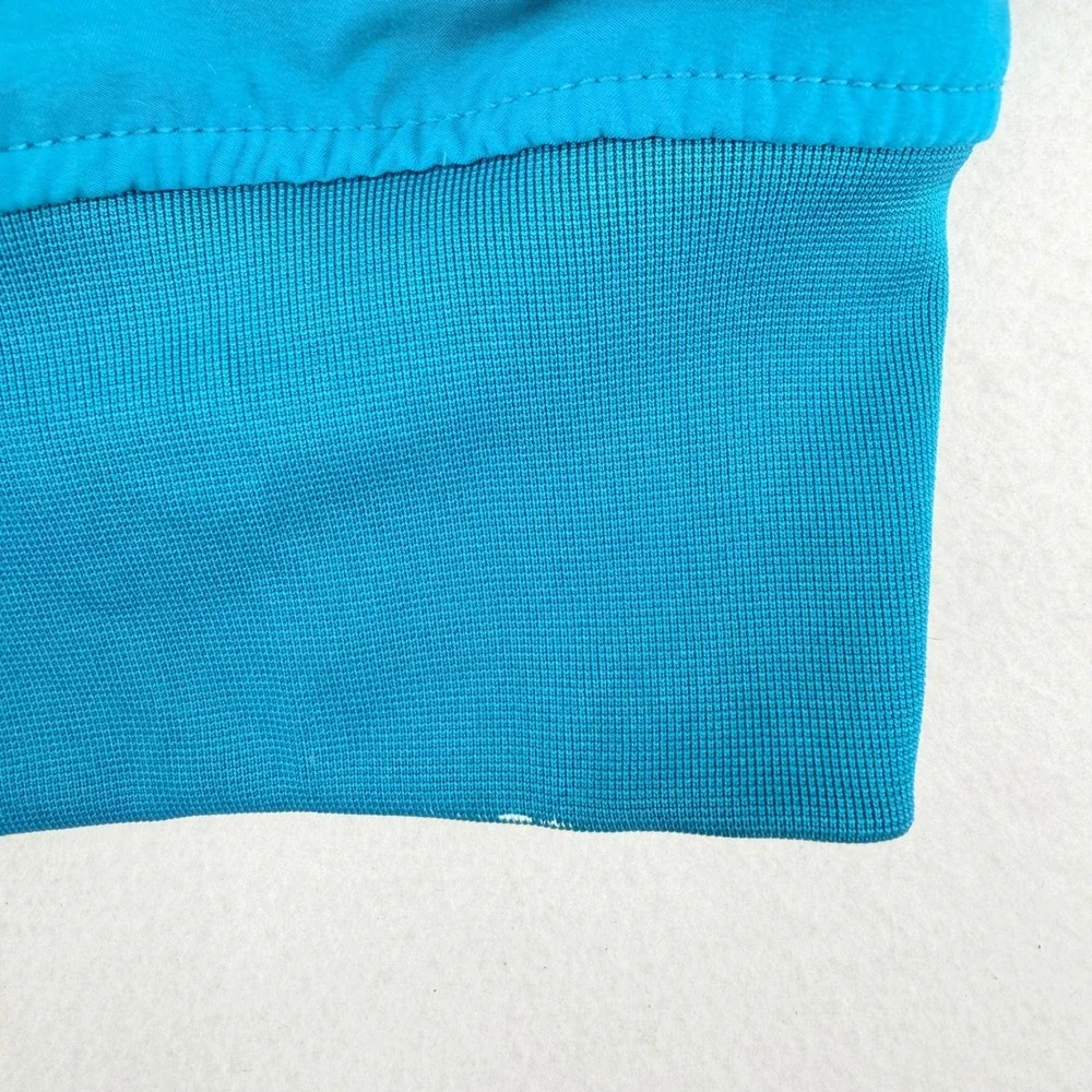 Nike Athletc Dept. Track Jacket Women Med Teal Blue Piping Athletic Y2K Vintage